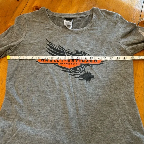 Harley-Davidson Gray and Orange Sweatshirt. - Picture 13 of 13